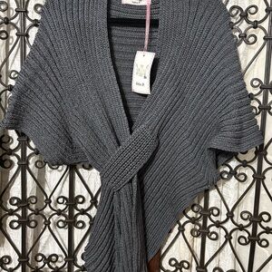 Charcoal Knit Women's Cardigan